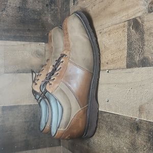 Casual Footjoy Mens Spikeless Golf Shoes #55152 Size 10D Leather Brown Tan